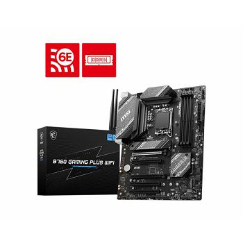 Matična MSI B760 GAMING PLUS WIFI, 4xDDR5, S.1700