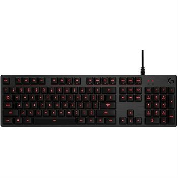 Tipkovnica LOGITECH Gaming G413 Carbon, mehanička, crna, USB