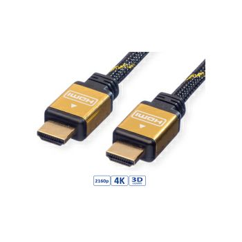 Roline GOLD HDMI kabel sa mrežom, M/M, 15m