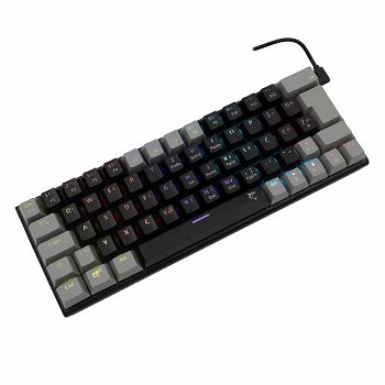 WHITE SHARK gaming mehanička tipkovnica  GK-002112  WAKIZASHI crno siva crv.sw