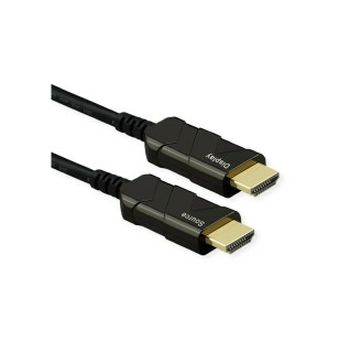 Roline HDMI 8K Ultra HD aktivni, optički kabel (AOC), M/M, 15 m