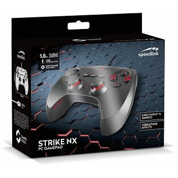 Gamepad SPEEDLINK Strike NX, bežični, za PC/PS3, crni 