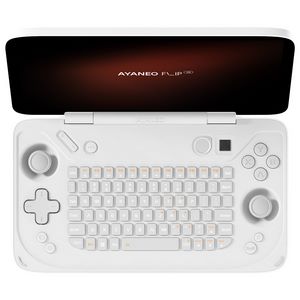 Ayaneo Flip KB Handheld Konsole – AMD Ryzen 7840U, 16 GB LPDDR5X, 512 GB SSD, Milky White-FLIP KB(7840U 16/512) MW