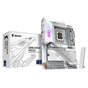 GIGABYTE Z890 AORUS Pro ICE Mainboard, Sockel LGA 1851, Intel Z890, ATX, DDR5-Z890 AORUS PRO ICE