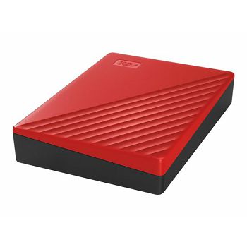 WD My Passport 4TB portable HDD Red