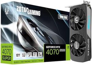 ZOTAC Gaming GeForce RTX 4070 Super Trinity Black OC Edition, 12288 MB GDDR6X-ZT-D40720J-10P