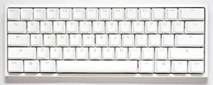 Ducky One 2 Pro Mini White Edition Gaming Keyboard, RGB LED - Cherry Black