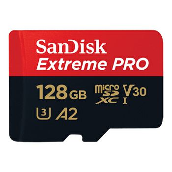 SANDISK Extreme Pro microSDXC 128GB +Adp