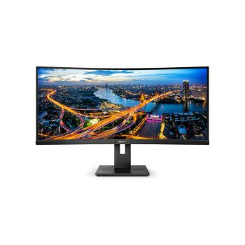 Monitor Philips 34" 346B1C/00 21:9 WQHD (3440×1440) VA W-LED, zakrivljeni 1500R, MultiView, 100Hz, 5ms, 300cd/m2, HDMI/DP/HDCP, USB-C×1, USB3.2×4, RJ45, zvučnici, crni