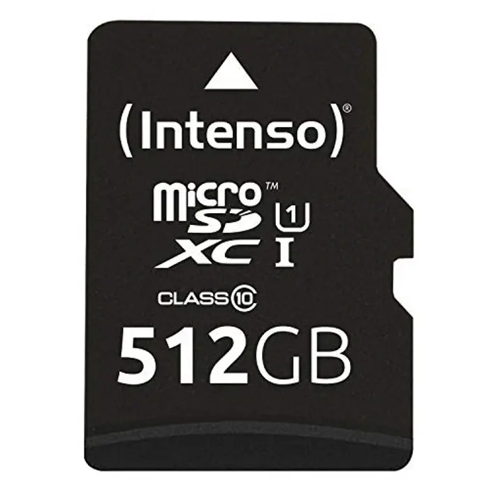 512GB UHS-I MICRO SDXC MEMORY W/ADAPTER 3423493 INTENSO