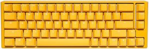 Ducky One 3 Yellow Gaming Keyboard, RGB LED - MX-Clear (US)