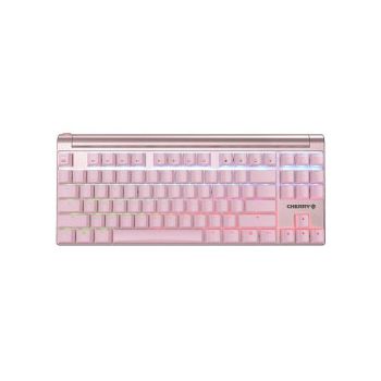 Cherry MX 8.0 svjetleća (RGB) igraća tipkovnica, MX Red, USB, pink