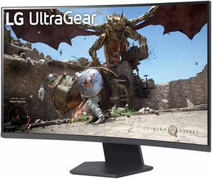 LG UltraGear 32GS60QX-B, 32 Zoll Curved Gaming Monitor, 180Hz, FreeSync-32GS60QX-B