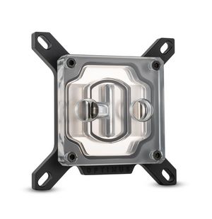 Optimus Foundation CPU Block, Ceramic Bracket, Nickel Cold Plate - schwarz-OP-CPU-FOU-INT-AC-BLK-NI