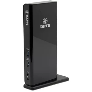 TERRA MOBILE Docking Station 732 USB-A/C Dual Display incl.5V/4A Power Supply, USB-A/C Cable to Notebooks