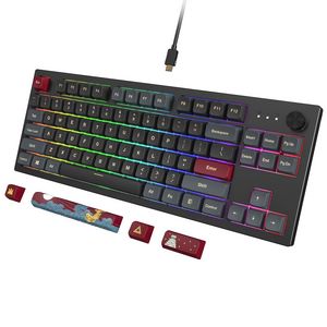 Montech MKey TKL Darkness Gaming Keyboard - GateronG Pro 2.0 Red (US)