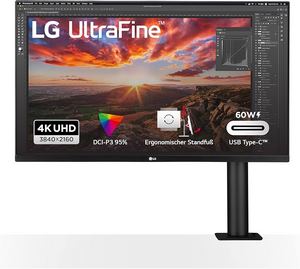 LG UltraFine 32UN880P-B, 31,5 Zoll 4K Grafik Monitor, 60 Hz, IPS, FreeSync-32UN880P-B