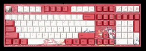 Varmilo VEA108 Koi Gaming Keyboard, MX-Silent-Red, White LED - US Layout