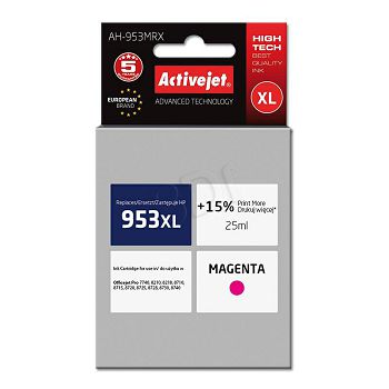 ActiveJet magenta ink HP 953XL F6U17AE