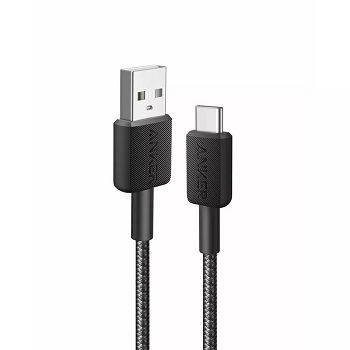 Anker 322 USB-A to USB-C braided cable 1.8m black