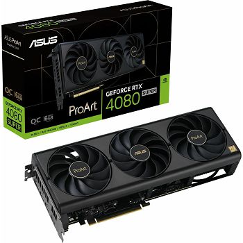 Graphics card ASUS ProArt GeForce RTX 4080 SUPER OC, 16GB GDDR6X, PCI-E 4.0