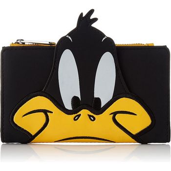 LOUNGEFLY LOONEY TUNES DAFFY DUCK COSPLAY FLAP WALLET - 671803330832