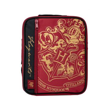 BLUE SKY HARRY POTTER DELUXE 2 POCKET LUNCH BAG BURGUNDY – CREST - 5060718143975