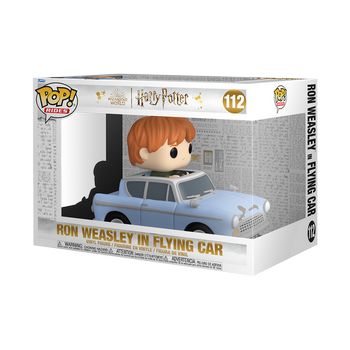 FUNKO POP RIDE SUP DLX: HARRY POTTER COS 20TH- RON WEASLY IN FLYING CAR - 889698656542