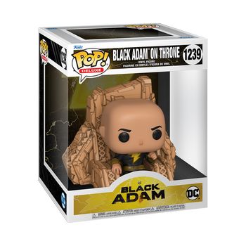 FUNKO POP DELUXE: BLACK ADAM - BLACK ADAM ON THRONE - 889698641876