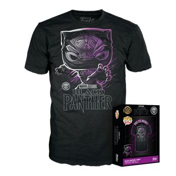 FUNKO POP TEE: MARVEL - BLACK PANTHER - 889698646284