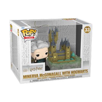 FUNKO POP TOWN: HARRY POTTER - MINERVA W/HOGWARTS - 889698656559