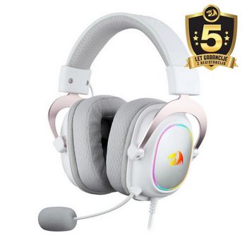 HEADSET - REDRAGON ZEUS-X RGB WHITE - 6950376710079