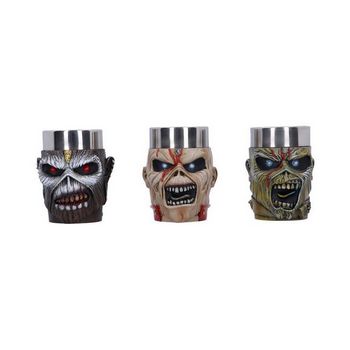 NEMESIS NOW IRON MAIDEN EDDIE SHOT GLASS SET 9CM - 801269150532