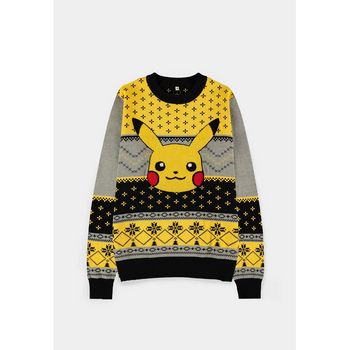 DIFUZED POKEMON - MEN'S CHRISTMAS JUMPER - L - 8718526387612