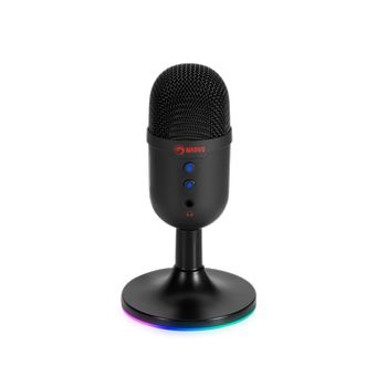 MARVO MIC-06 BK WIRED MICROPHONE RGB - 6932391930052