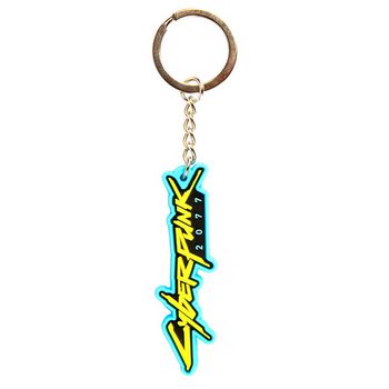 JINX Cyberpunk 2077 logo keychain - 889343133985