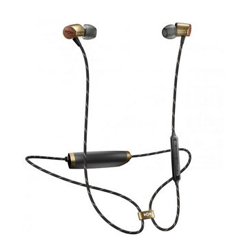 HOUSE OF MARLEY UPLIFT BLUETOOTH BRASS IN-EAR HEADPHONES - 846885009284