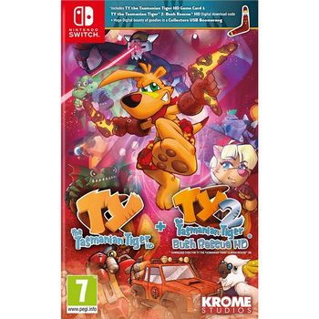 TY the Tasmanian Tiger HD + TY the Tasmanian Tiger 2: Bush Rescue HD (Nintendo Switch) - 5060760884048