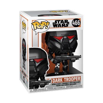 FUNKO POP STAR WARS: MANDALORIAN - DARK TROOPER (BATTLE) - 889698582896