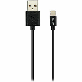 CANYON MFI-1 CNS-MFICAB01B Ultra-compact MFI Cable, certified by Apple, 1M length , 2.8mm , black color