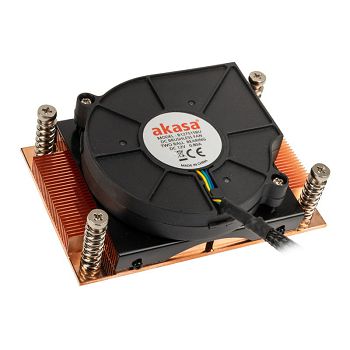 Akasa Low Profile CPU Cooler, AM4 AK-CC1109BP01