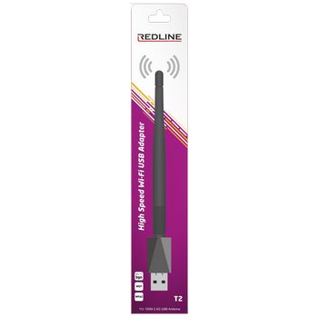 REDLINE Wi-Fi mrežna kartica, USB, 2.4 GHz, 2 dB, 150 Mbps, RT7601 - T2 WiFi antena