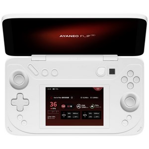 Ayaneo Flip DS Handheld Konsole – AMD Ryzen 7840U, 16 GB LPDDR5X, 512 GB SSD, Milky White-FLIP DS (7840U 16/512) MW