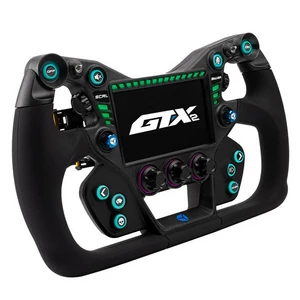 Cube Controls GTX2 Steering Wheel, black/blue - 30 cm Grip