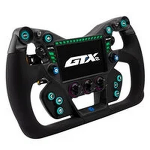 Cube Controls GTX2 Lenkrad, schwarz/blau - 32 cm Grip-GTX2-BLK320BLU