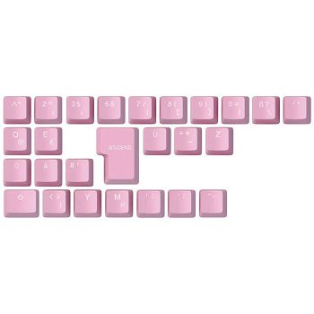 Glorious GMMK ABS Doubleshot V2 DE Kit - Pink GLO-KC-ABS-DEKIT-P