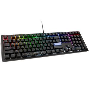 Ducky Shine 7 PBT Gaming Keyboard - MX-Red (US), RGB LED, blackout