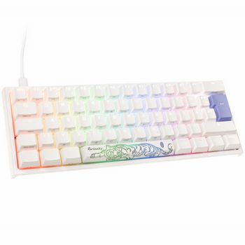 Ducky One 2 Pro Mini White Edition Gaming Tastatur, RGB LED - Cherry Black-DKON2061ST-ADEPDWWT2