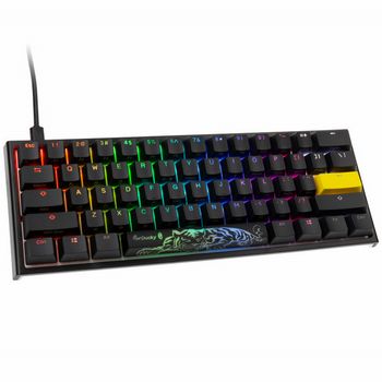 Ducky One 2 Pro Mini Gaming Tastatur, RGB LED - Cherry Silver (US)-DKON2061ST-PUSPDAZT2