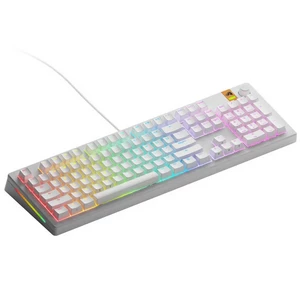 Glorious GMMK 3 HE 100 % Custom Gaming-Tastatur - Pre-Built, ANSI (US), Fox HE Switches, weiß-GLO-KB-GMMK3-100-PB-HE-W-WHT-US